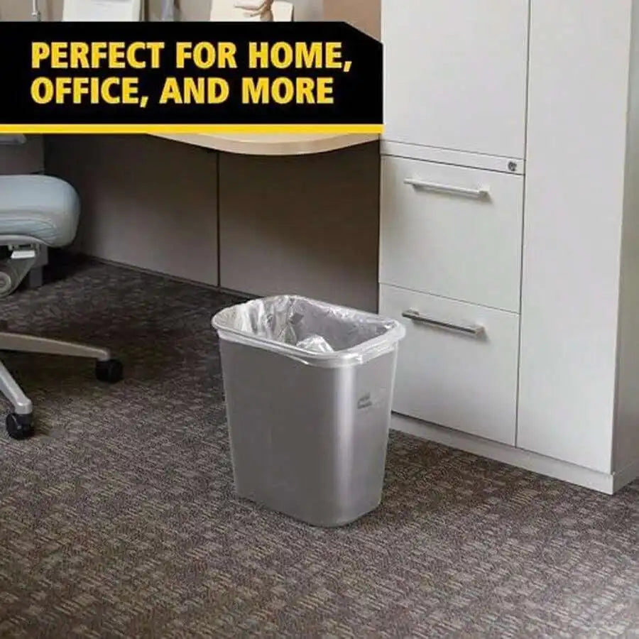 Plastic Trash Can 41QT Stackable Waste Bin For Office Home Under Desk